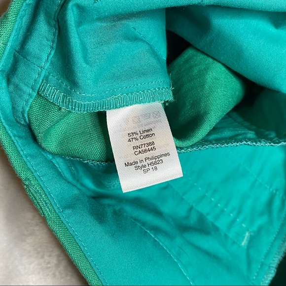 J Crew Linen Blend Scallop Shorts - Picture 6 of 6